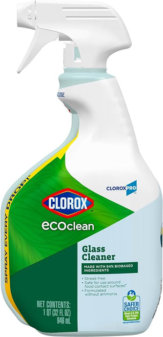CloroxPro Clorox EcoClean Glass Cleaner, 32 Oz. (60277)
