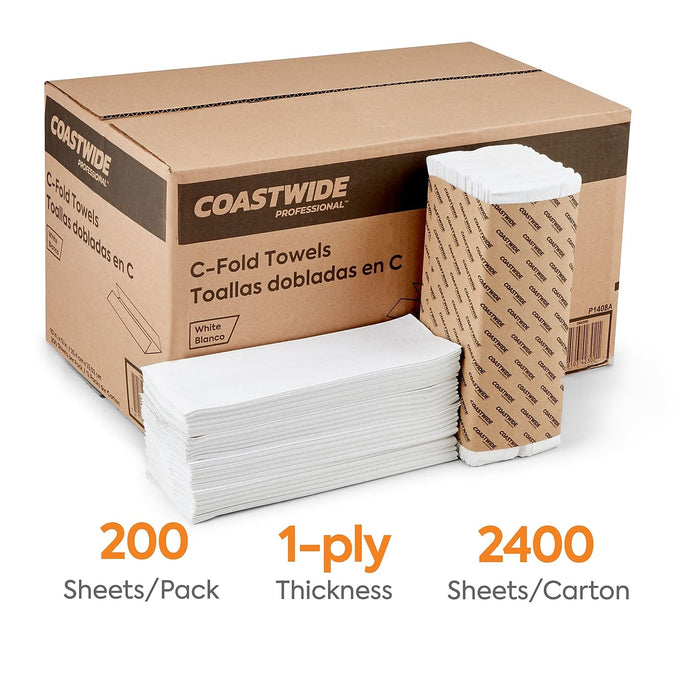 Coastwide Professional™ Multifold Paper Towels, 1-ply, 250 Sheets/Pack, 16 Packs/Carton (CW58045)