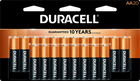 Duracell Coppertop AA Alkaline Battery, 36/Pack (mn15p36)