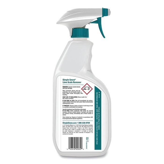 Load image into Gallery viewer, Simple Green Lime Scale Remover, Wintergreen, 32 oz Spray Bottle
