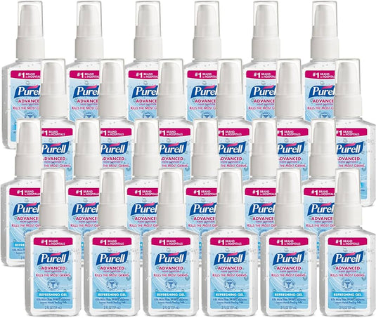 PURELL Advanced 2 oz. Gel Hand Sanitizer, Clean Scent, 24/Carton (960624)