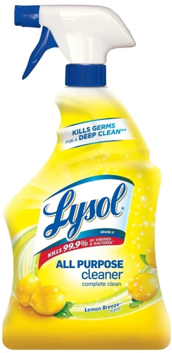 Lysol All-Purpose Cleaner, Lemon Breeze, 32 Oz. (RAC75352EA)