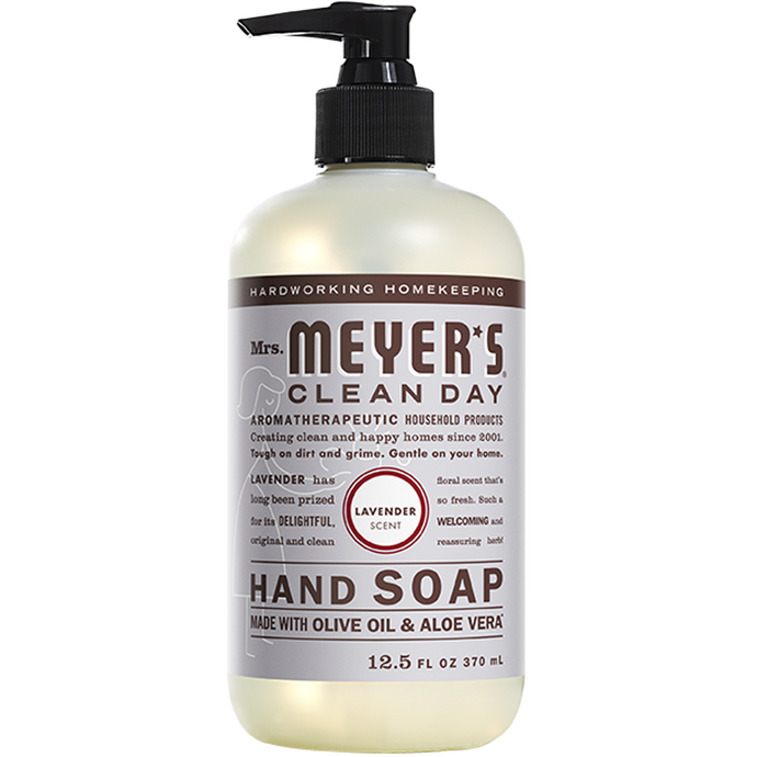 Mrs. Meyer's Clean Day Hand Soap, Lavender, 12.5 fl oz (651311)