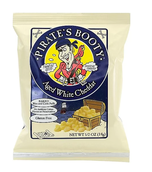 Pirate's Booty Cheese Popcorn, .5 oz., 36/Box (220-00092)