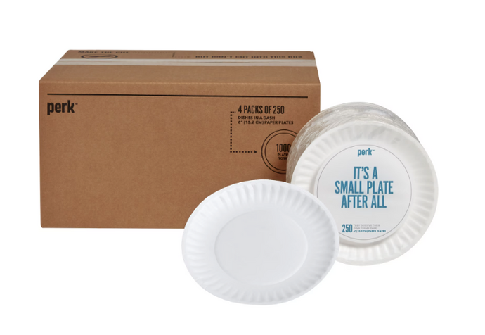 Perk™ Economy Paper Plates, 6