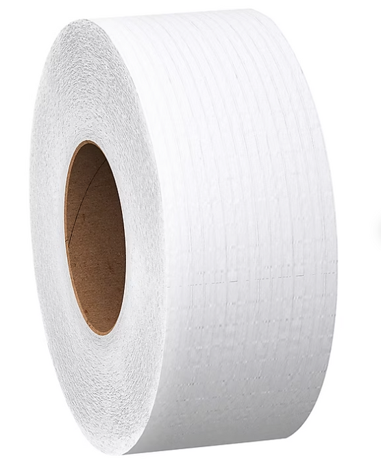 Scott Essential JRT Recycled Jumbo Toilet Paper, 2-ply, White, 1000 ft./Roll, 12 Rolls/Case (07805)