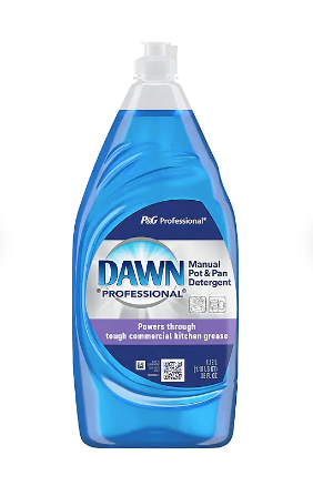 Dawn Professional Manual Pot and Pan Detergent Dish Soap, Liquid Concentrate, 38 fl oz. (45112)