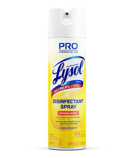 Lysol Professional Disinfectant Spray, Original Scent, 19 Oz. (3624104650)