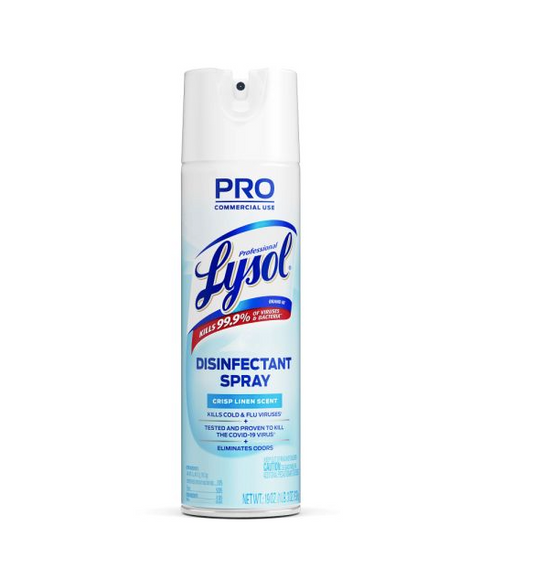 Lysol Professional Cleaner Disinfectant, Crisp Linen, 19 Oz. (36241-74828)