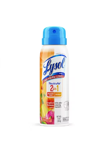 Lysol Neutra Air 2 in 1 Aerosol Air Freshener, Tropical Breeze Scent, 10 oz. (1920098289)