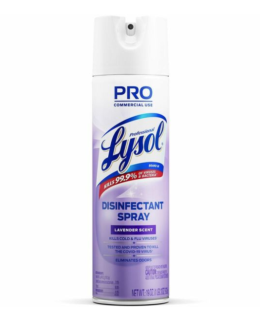 Lysol Professional Brand III All-Purpose Cleaners & Spray Disinfectant, Lavender Scent, 19 oz. (3624189097)