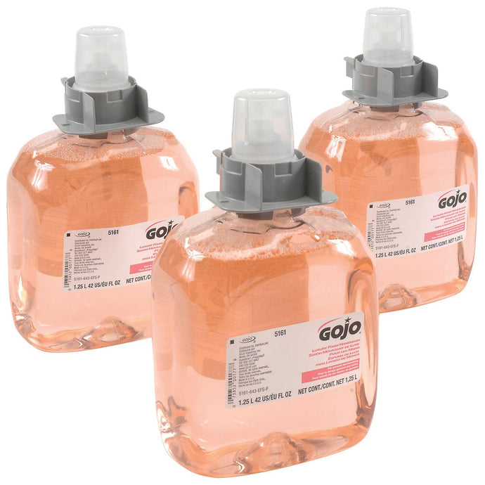 GOJO Foaming Hand Soap Refill for FMX Dispenser, Cranberry Scent, 4/Carton (5161-04)