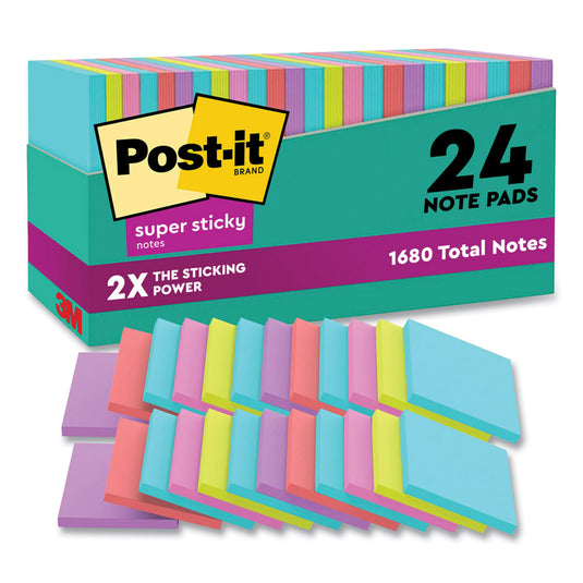 Post-it Super Sticky Notes, 3